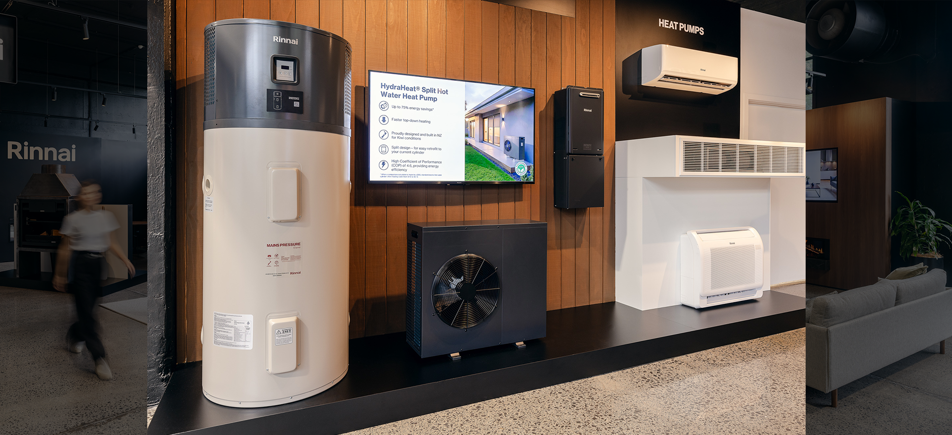 Rinnai Residium Showroom